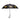 Black Umbrella Featuring Gold Shiba Inu