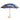Navy Blue Umbrella Featuring Orange German Shepherd