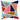 Embroidered Triangles Outdoor Pillow, 17 sq.