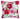 Sunset Floral Outdoor Pillow, 17 sq. with piping